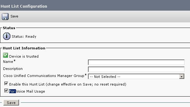 CallHandler-CUCM-HuntList