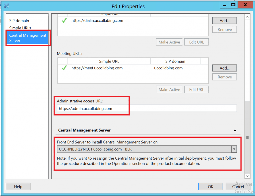 Installing Lync 2013 in Lab Building & Publishing Topology Lync