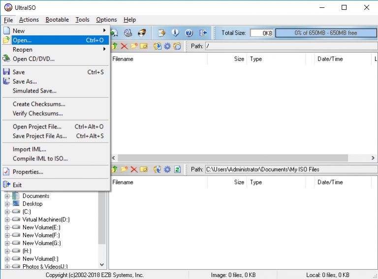 How To Create Bootable Windows 10/8 1/7 Iso From Files/folders Image